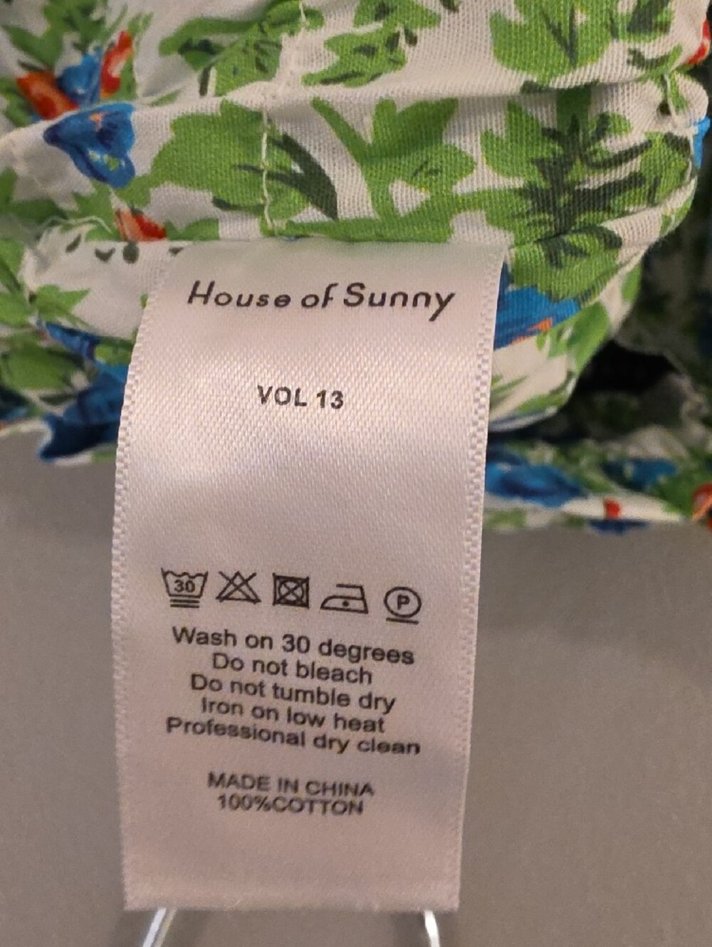 House of Sunny Green Floral matching Smocked Short Set size 2 new with tags - Picture 15 of 16